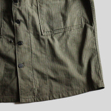 画像をギャラリービューアに読み込む, 1940's "U.S.ARMY" M-43 H.B.T JACKET (SZ 40 / USED CONDITION)