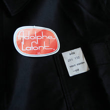 Load image into Gallery viewer, N.O.S 1960's "ADOLPH LAFONT" BLACK MOLESKIN JACKET (X-LARGE SIZE66)