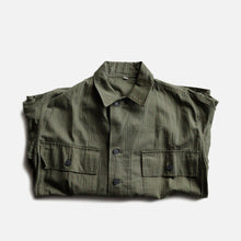 画像をギャラリービューアに読み込む, 1940's "U.S.ARMY" M-43 H.B.T JACKET (SZ 40 / ONE WASH)