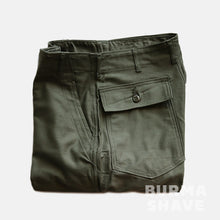 Load image into Gallery viewer, 1960's "U.S.ARMY" OG-107 COTTON SATEEN TROUSER (SZ W30×L31 / DEADSTOCK)