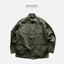 画像をギャラリービューアに読み込む, 1940's "U.S.ARMY" M-43 H.B.T JACKET (SZ 40 / ONE WASH)