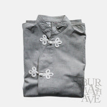 Load image into Gallery viewer, 1930's~ "U.S.ARMY" OXFORD PAJAMA L/S SHIRT (SZ MEDIUM / DEADSTOCK)