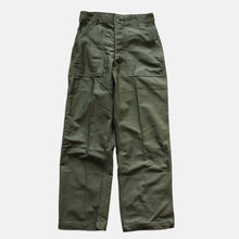 Load image into Gallery viewer, 1960's "U.S.ARMY" OG-107 COTTON SATEEN TROUSER (SZ W30×L31 / DEADSTOCK)