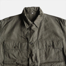 Load image into Gallery viewer, 1940's "U.S.ARMY" M-43 H.B.T UTILITY JACKET (SZ 38R) MINT CONDITION