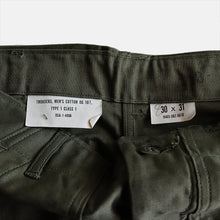 Load image into Gallery viewer, 1960's "U.S.ARMY" OG-107 COTTON SATEEN TROUSER (SZ W30×L31 / DEADSTOCK)