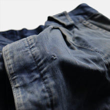 Load image into Gallery viewer, 1940's "ADOLPHE LAFONT" FRENCH WORK SHORTS (SZ W38 / SUPER SUN FADED)