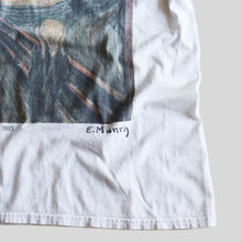 画像をギャラリービューアに読み込む, 1990's "EDVARD MUNCH" ART T-SHIRT (SZ LARGE / GOOD CONDITION)