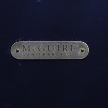 画像をギャラリービューアに読み込む, VINTAGE "McGUiRE SAN FRANCISCO" MARBLE TOP BAMBOO TABLE