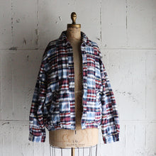 画像をギャラリービューアに読み込む, "BROOKS BROTHERS" COTTON MADRAS  PATCHWORK BLOUSON (SZ LARGE / AROUND 2000's)