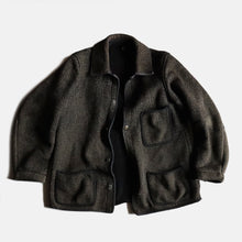 Load image into Gallery viewer, ~1940's BROWNS BEACH WOOL JACKET (BIG BUTTON) SZ MEDIUM