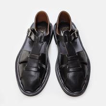Load image into Gallery viewer, "BRUSCHETTA SHOES" ORLEANS (BLACK LEATHER)