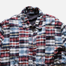 画像をギャラリービューアに読み込む, "BROOKS BROTHERS" COTTON MADRAS  PATCHWORK BLOUSON (SZ LARGE / AROUND 2000's)