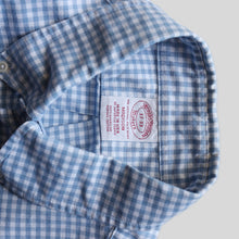 Load image into Gallery viewer, "BROOKS BROTHERS" OXFORD COTTON B.D SHIRT (SZ 17 / GINGHAM CHECK / GOOD CONDITION)