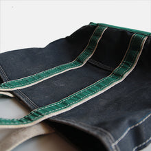 画像をギャラリービューアに読み込む, 1980's "L.L.BEAN" DELUXE CANVAS TOTE BAG (NAVY×GREEN)