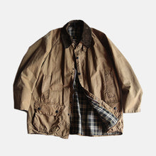 画像をギャラリービューアに読み込む, 1990's "BARBOUR" MOORLAND OILED COAT (40 MEDIUM)