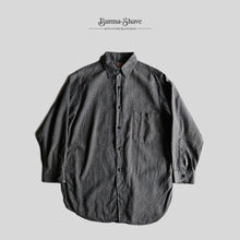 Load image into Gallery viewer, ~1950's "PACEMAKER" BLACK CHAMBRAY WORK SHIRT (SZ LARGE / SINGLE POCKET / GOOD CONDITION)