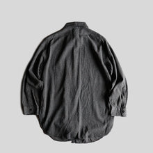 Load image into Gallery viewer, ~1950's "PACEMAKER" BLACK CHAMBRAY WORK SHIRT (SZ LARGE / SINGLE POCKET / GOOD CONDITION)