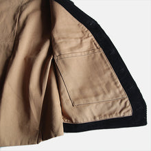Load image into Gallery viewer, N.O.S ~1940's FRENCH WORK BLACK CORDS GILET (MEDIUM)