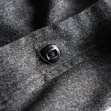 Load image into Gallery viewer, ~1950's "PACEMAKER" BLACK CHAMBRAY WORK SHIRT (SZ LARGE / SINGLE POCKET / GOOD CONDITION)