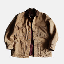Load image into Gallery viewer, 1960's "CARTERS" BROWN DUCK WORK JACKET (GOOD FADE / SZ 38)