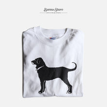 Load image into Gallery viewer, 1990's "HANES" COTTON BEEFY T-SHIRT (SZ XL / THE BLACK DOG)