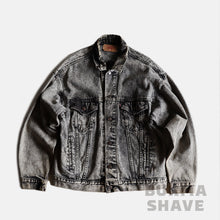 Load image into Gallery viewer, 1990's "LEVI'S" 70507 BLACK DENIM JACKET (LOOSE FIT / SZ LARGE)