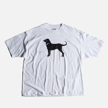 Load image into Gallery viewer, 1990's "HANES" COTTON BEEFY T-SHIRT (SZ XL / THE BLACK DOG)