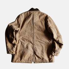 Load image into Gallery viewer, 1960's "CARTERS" BROWN DUCK WORK JACKET (GOOD FADE / SZ 38)