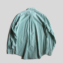 画像をギャラリービューアに読み込む, AROUND 1990's "HATHAWAY" COTTON B.D SHIRT (SZ LARGE / GOOD CONDITION)