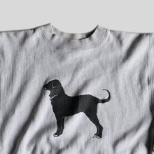 画像をギャラリービューアに読み込む, 1990's "THE BLACK DOG" COTTON SWEAT SHIRT (SZ XL / GOOD CONDITION)