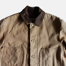 Load image into Gallery viewer, 1960's "CARTERS" BROWN DUCK WORK JACKET (GOOD FADE / SZ 38)