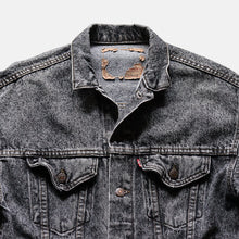 Load image into Gallery viewer, 1980's "LEVI'S" BLACK DENIM JACKET (SZ MEDIUM / EARLY DYE)