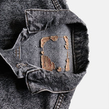 Load image into Gallery viewer, 1980's "LEVI'S" BLACK DENIM JACKET (SZ MEDIUM / EARLY DYE)