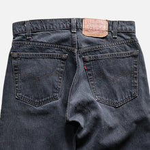 Load image into Gallery viewer, 1980's "LEVI'S" 505 ERALY DYE BLACK DENIM (SZ W32×L34 / GOOD CONDITION)