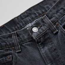 Load image into Gallery viewer, 1980's "LEVI'S" 505 ERALY DYE BLACK DENIM (SZ W32×L34 / GOOD CONDITION)