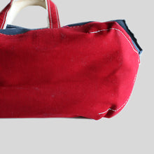 画像をギャラリービューアに読み込む, 1980's "L.L.BEAN" DELUXE TOTE (NAVY×RED / MINT CONDITION)