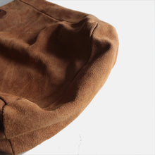 画像をギャラリービューアに読み込む, 1980's "BROOKSTONE" SUEDE LEATHER TOTE
