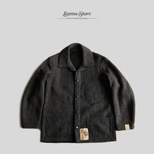 画像をギャラリービューアに読み込む, AROUND 1920's BROWN'S BEACH JACKET (SZ 40 / BIG BUTTON / DEADSTOCK)