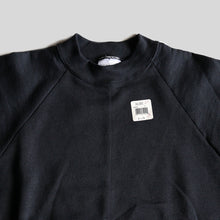 Load image into Gallery viewer, 1990's "FRUIT OF THE LOOM" SWEAT SHIRT (SZ MEDIUM / BLACK / DEADSTOCK)