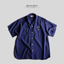 画像をギャラリービューアに読み込む, 1950's "BOWLRITE" RAYON BOWLING S/S SHIRT (SZ MEDIUM / GOOD CONDITION)