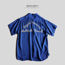 Load image into Gallery viewer, 1960's "EMPIRE" BOWLING RAYON S/S SHIRT (SZ 15H / GOOD CONDITION)