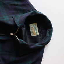 Load image into Gallery viewer, 1960’s~ "DEACON BROTHERS" BLACKWATCH SUMMER JACKET (SZ LARGE /GOOD CONDITION)