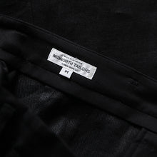 画像をギャラリービューアに読み込む, "MIDNORTH TAILORS" FRENCH LINEN WIDE LEG (BLACK)