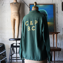 画像をギャラリービューアに読み込む, 1950's "THE STRIKE" L/S RAYON BOWLING SHIRT (SZ LARGE / GOOD CONDITION)