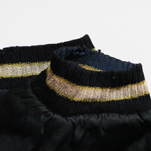 Load image into Gallery viewer, 1950's BLACK SATEEN SKA JACKET (SZ LARGE / BACK SIDE BLUE)