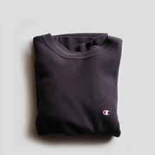画像をギャラリービューアに読み込む, 1980's "CHAMPION" REVERSE WEAVE SWEAT SHIRT (SZ MEDIUM / BLACK FADED / GOOD CONDITION)