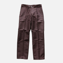 Load image into Gallery viewer, 1960's~ FRENCH BROWN MOLESKIN WORK TROUSER (SZ EU46 W36×L32 / DEADSTOCK)