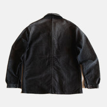 Load image into Gallery viewer, 1950's "LE MONT ST MICHEL" BLACK MOLESKIN JACKET (50 LARGE)