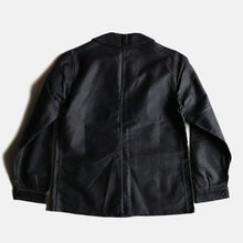 Load image into Gallery viewer, N.O.S 1930's BLACK MOLESKIN JACKET SZ MEDIUM