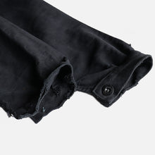 Load image into Gallery viewer, 1940's "A.P.MICHEL" BLACK MOLESKIN WORK JACKET (SZ MEDIUM)